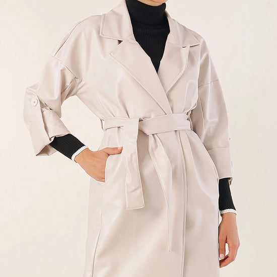 Női modest trencskó – krém – krém