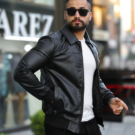 Férfi dzseki – Deri