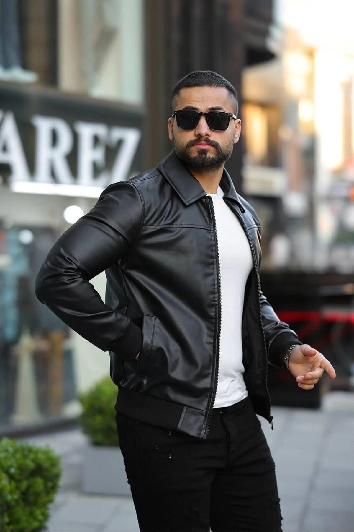 Férfi dzseki – Deri