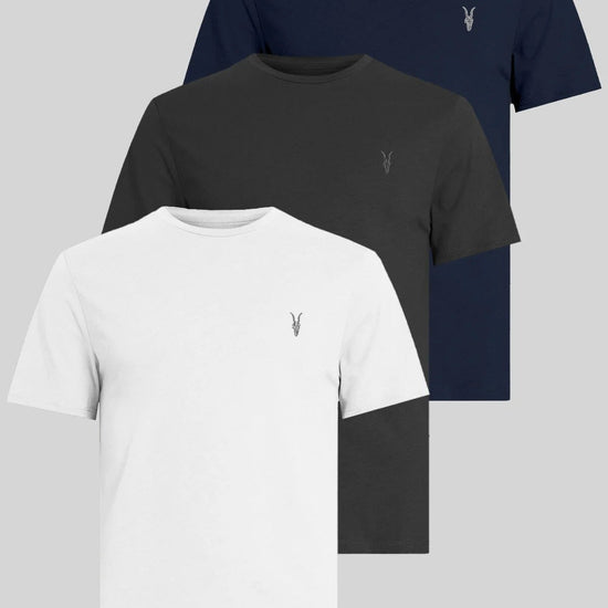 Férfi póló – sötétkék – fehér sötétkék