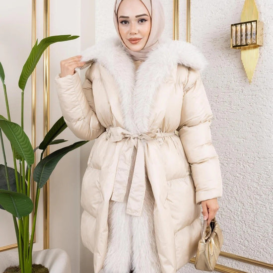 Női modest dzseki – fehér – fehér