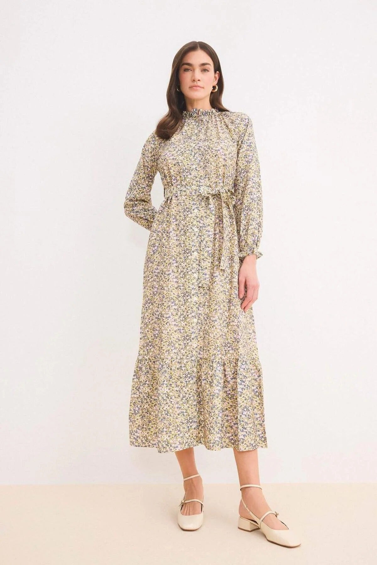 Női modest ruha – zöld