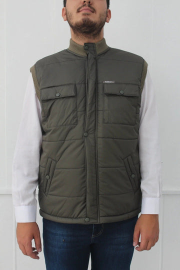 Férfi mellény – khaki – khaki