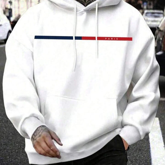 Férfi sweatshirt – fehér – fehér