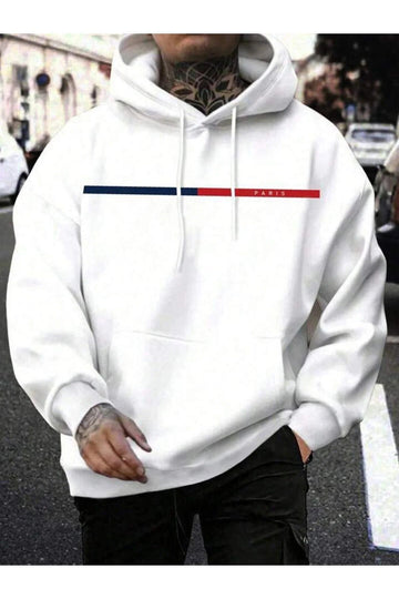 Férfi sweatshirt – fehér – fehér