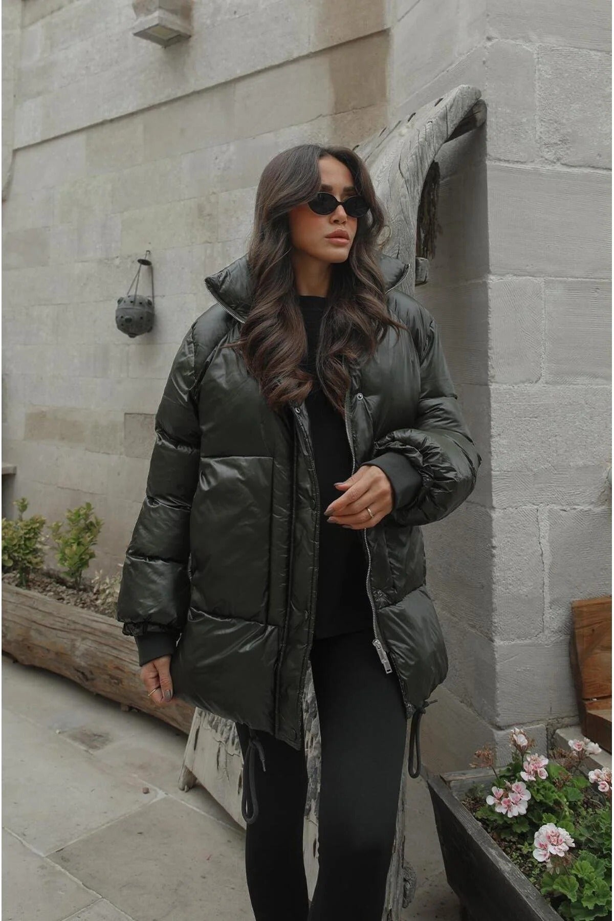 Téli kabát – khaki – khaki