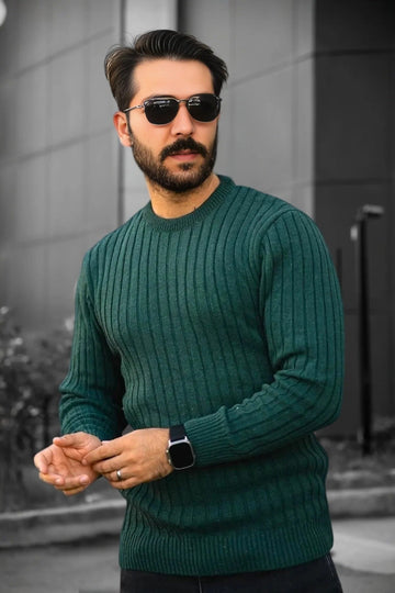 Pulóver – khaki – khaki