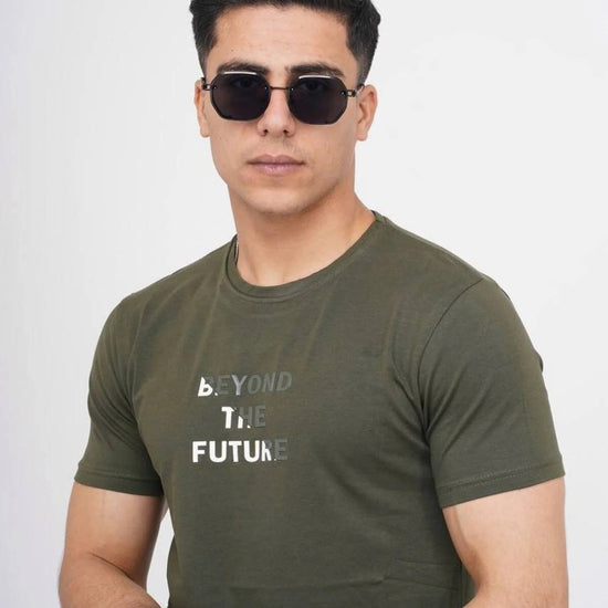 Férfi póló – khaki – khaki
