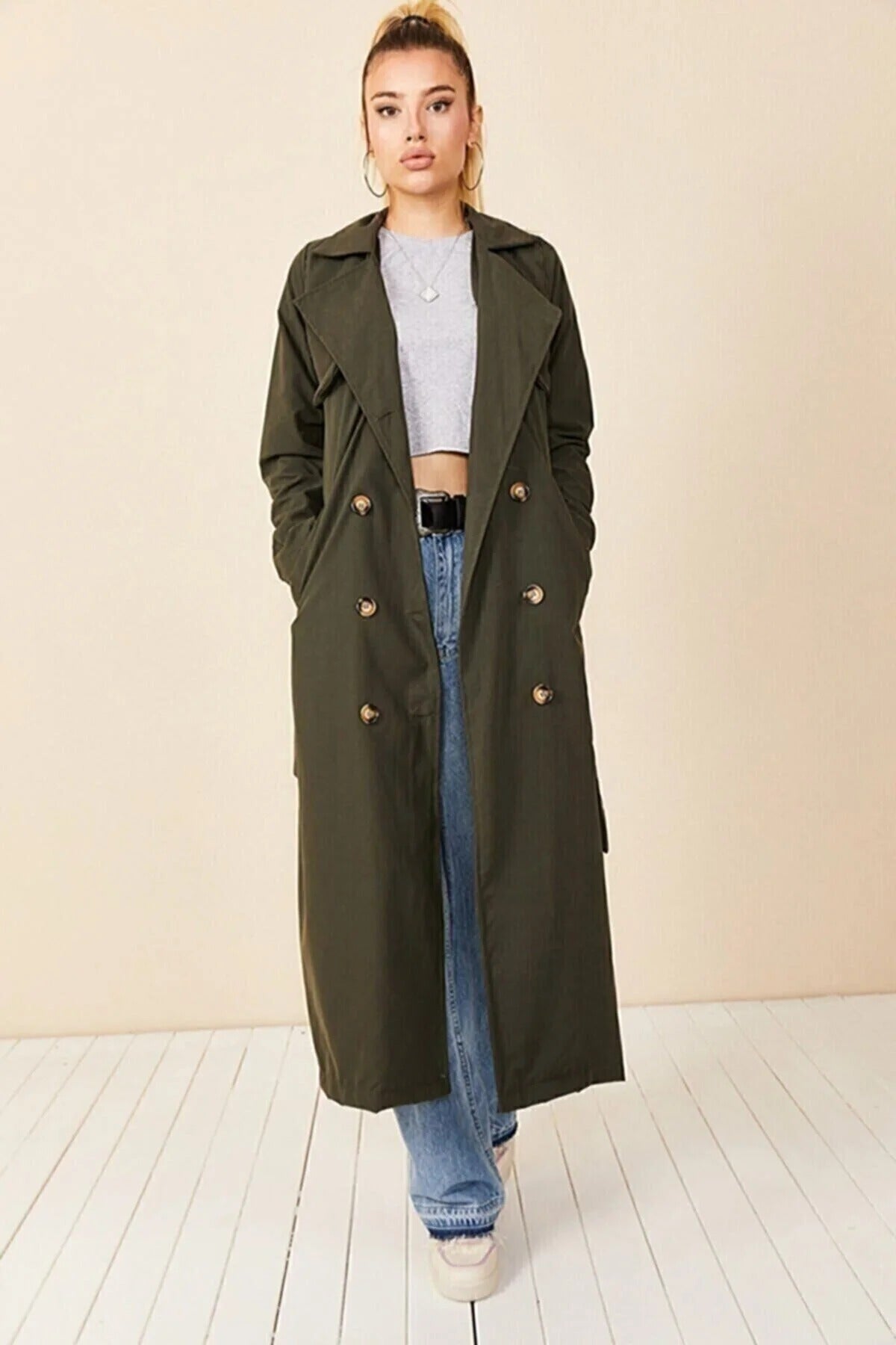 Trencskó – khaki – khaki
