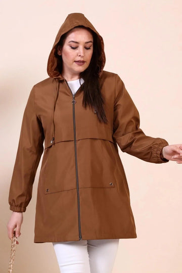 Női modest trencskó – konyakbarna – tabakbarna