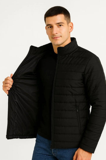 Férfi dzseki – fekete – fekete