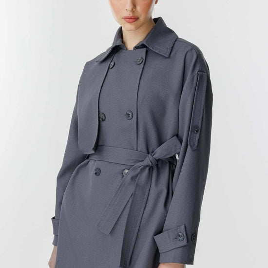 Női modest trencskó – antracit – antracit antracit