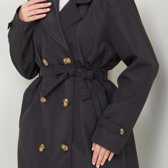 Női modest trencskó – fekete – fekete