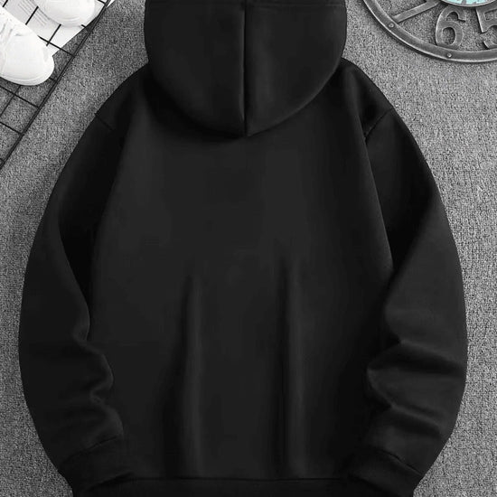 Férfi sweatshirt – fekete – fekete