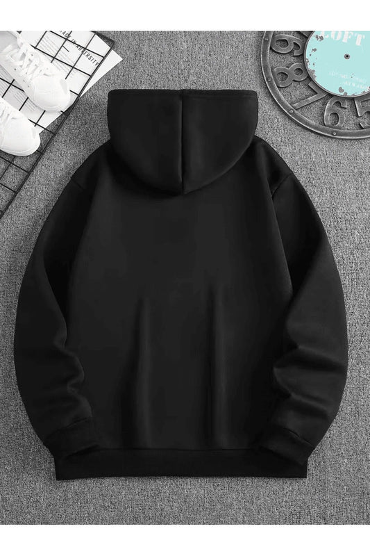 Férfi sweatshirt – fekete – fekete