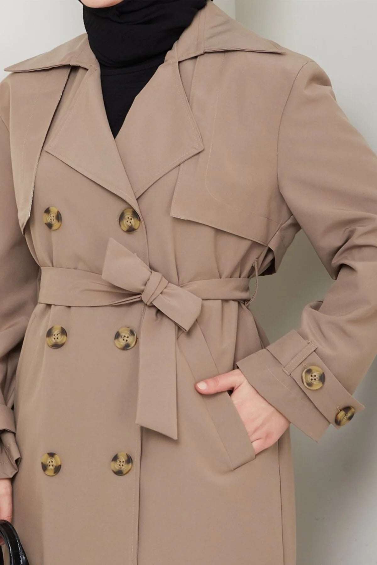 Női modest trencskó – bézs – bézs