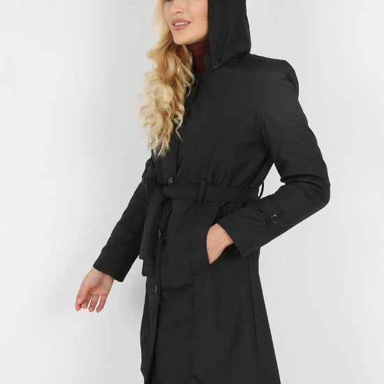 Női modest trencskó – fekete – fekete