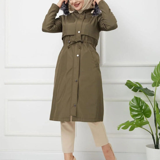 Női modest dzseki – khaki – khaki