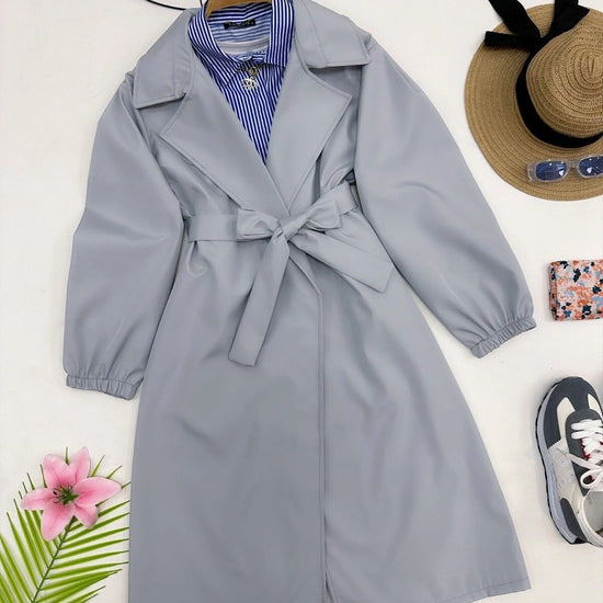 Női modest trencskó – szürke – szürke