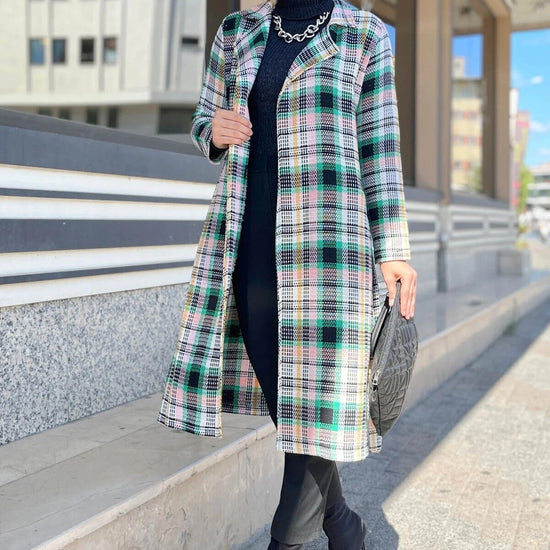 Női modest trencskó – zöld – zöld