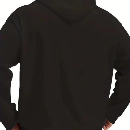 Férfi sweatshirt – fekete – fekete