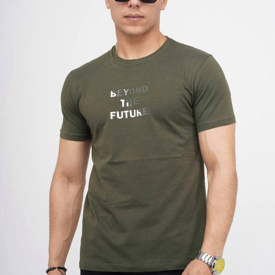 Férfi póló – khaki – khaki