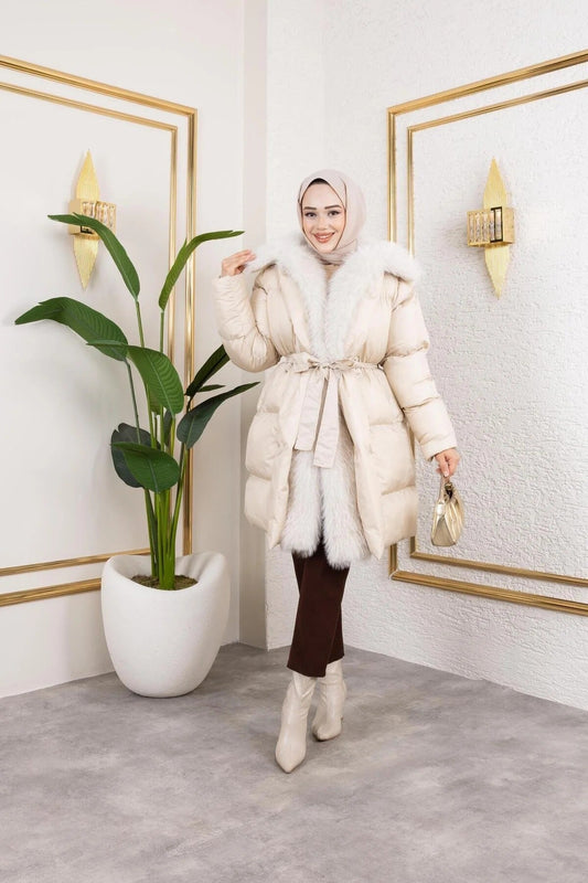 Női modest dzseki – fehér – fehér