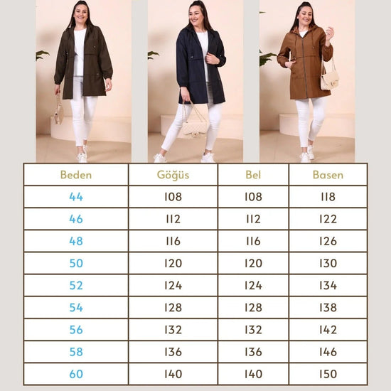 Női modest trencskó – konyakbarna – tabakbarna