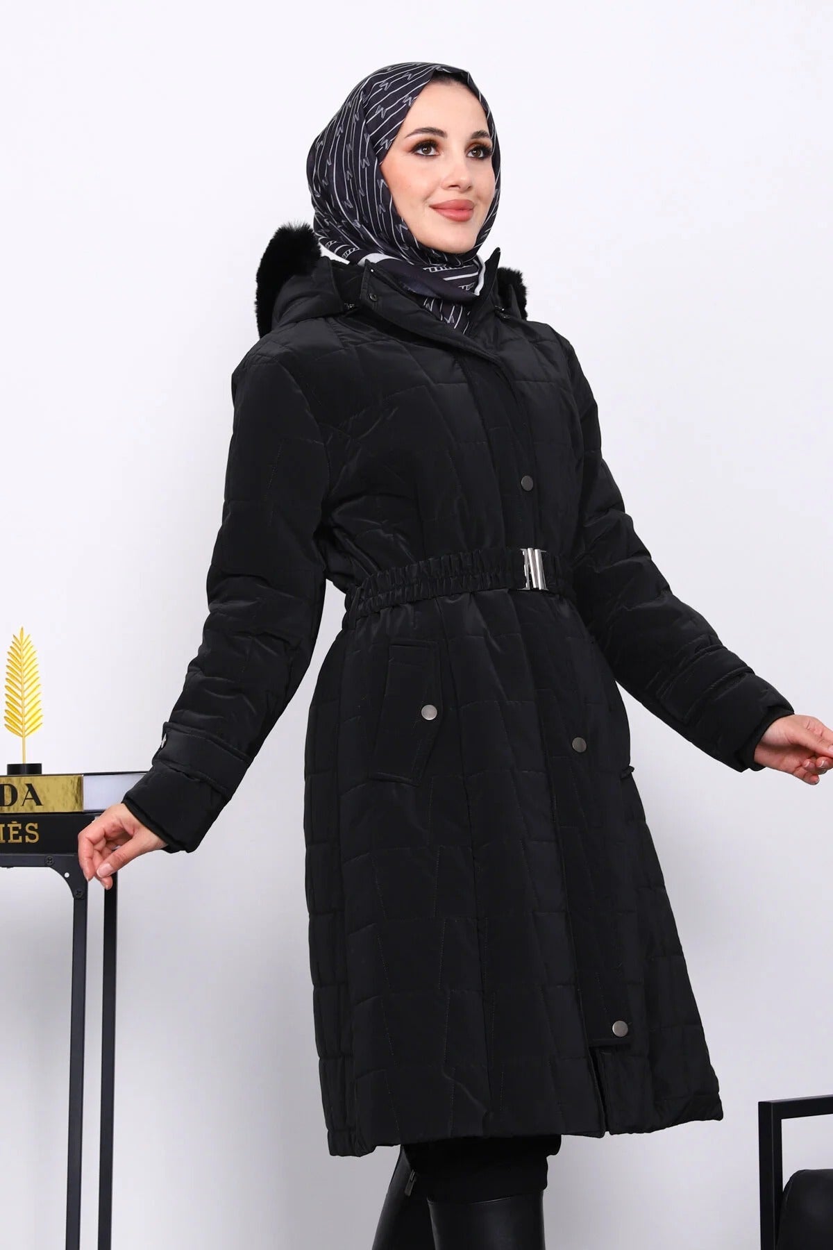 Női modest dzseki – fekete – fekete