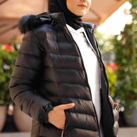 Női modest dzseki – fekete – fekete