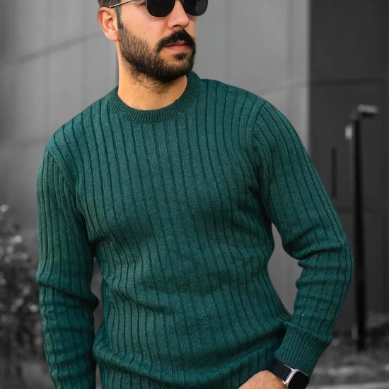 Pulóver – khaki – khaki