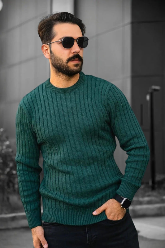 Pulóver – khaki – khaki