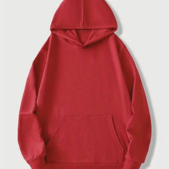 Férfi sweatshirt – bordó – bordó