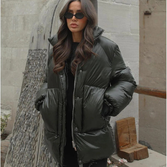 Téli kabát – khaki – khaki