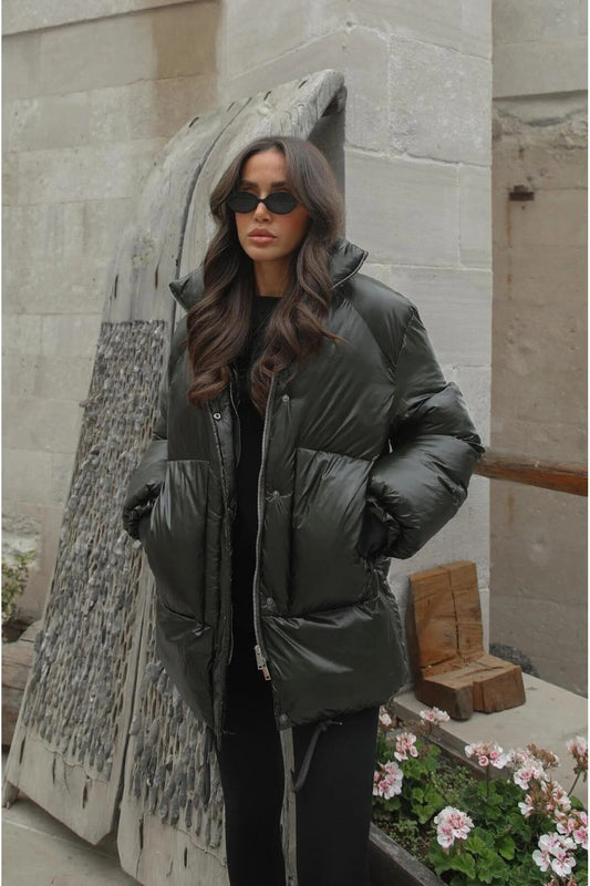 Téli kabát – khaki – khaki