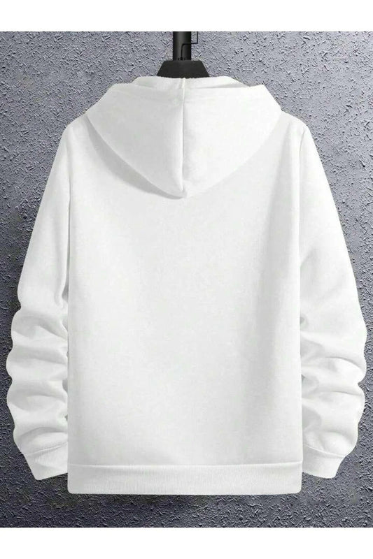 Férfi sweatshirt – fehér – fehér