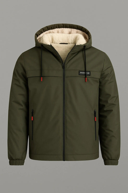 Férfi téli kabát – khaki – khaki