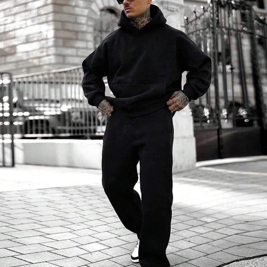 Sweatshirt – fekete – fekete