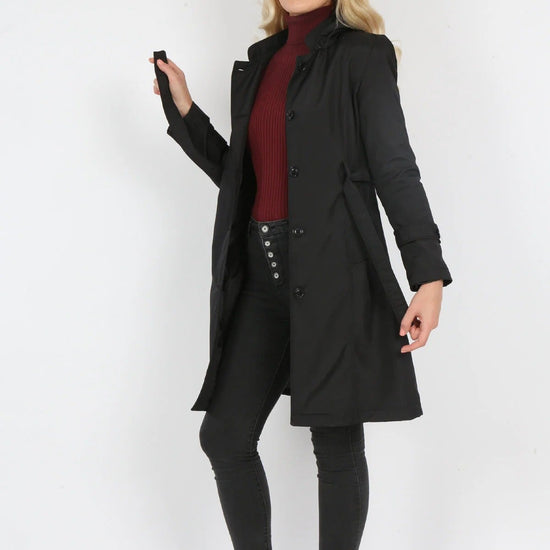 Női modest trencskó – fekete – fekete