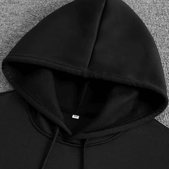 Férfi sweatshirt – fekete – fekete