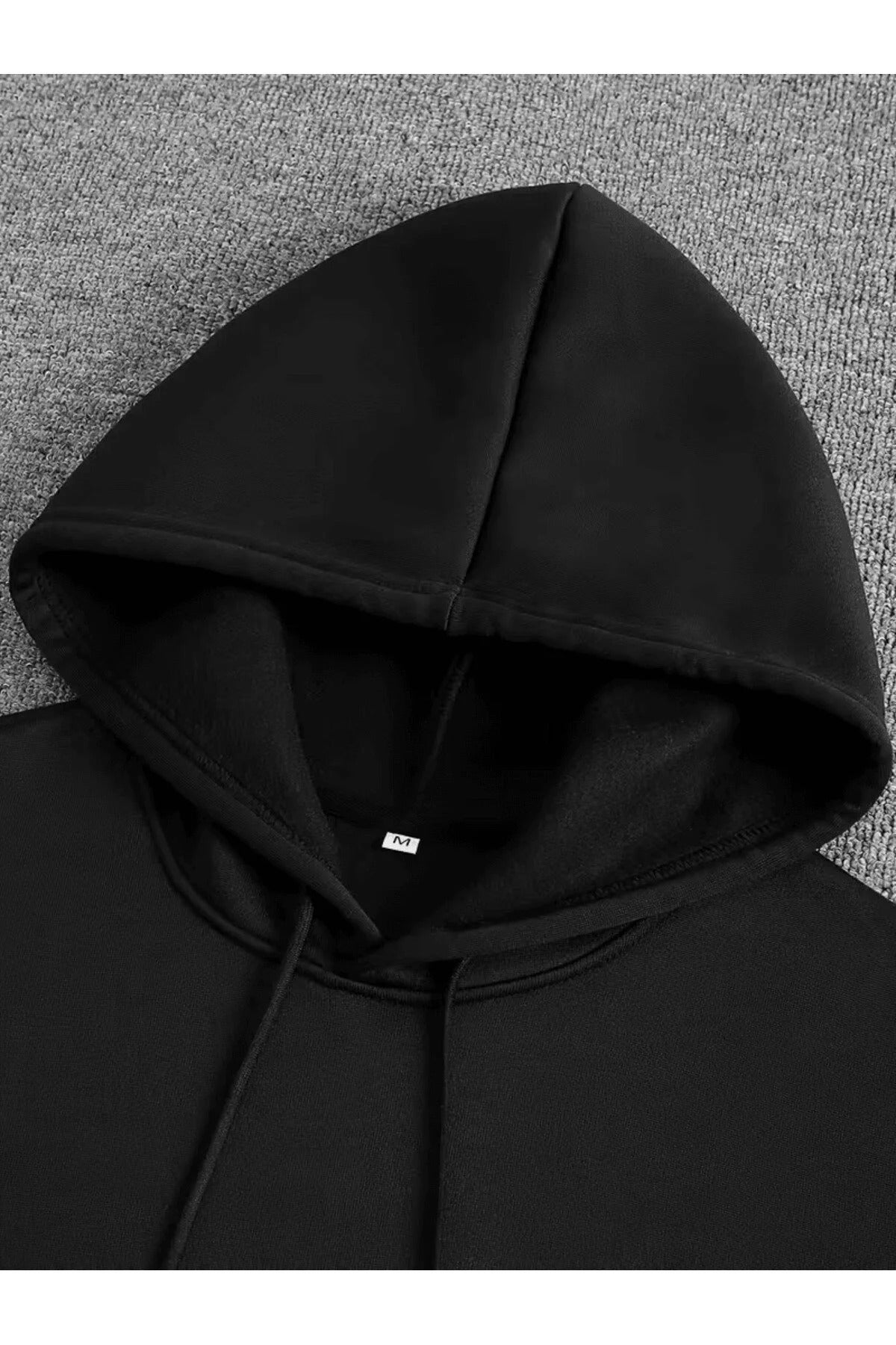 Férfi sweatshirt – fekete – fekete