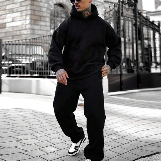 Sweatshirt – fekete – fekete