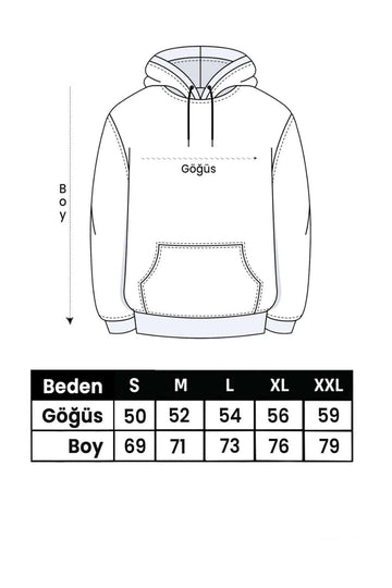 Férfi sweatshirt – fekete – fekete