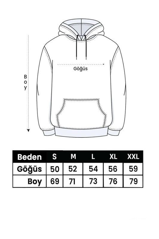 Férfi sweatshirt – fekete – fekete