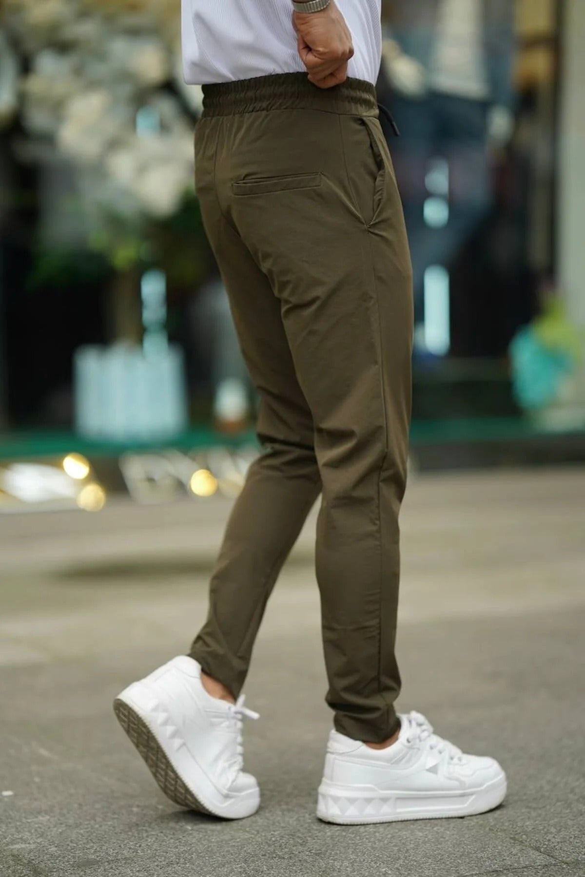 Férfi nadrág – khaki – khaki