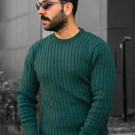 Pulóver – khaki – khaki