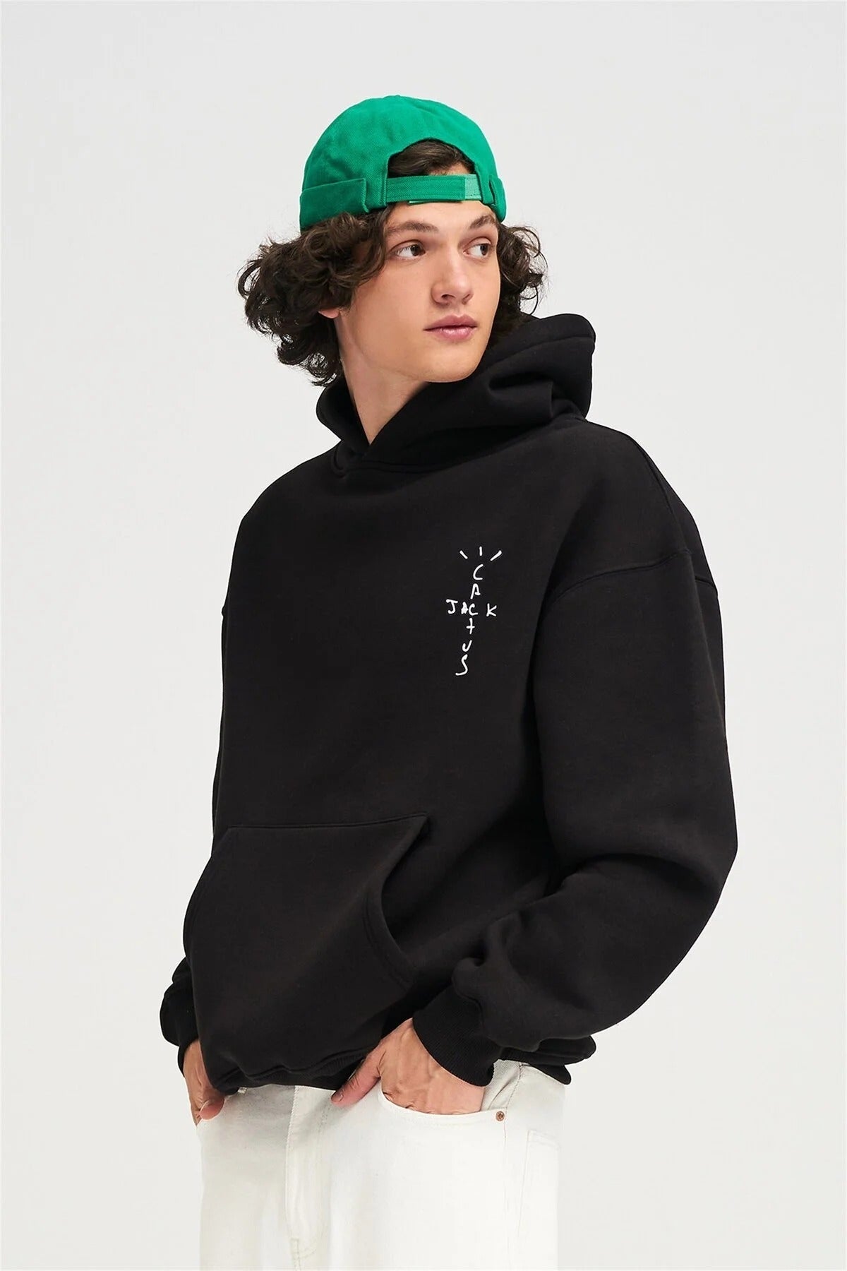Sweatshirt – fekete – fekete
