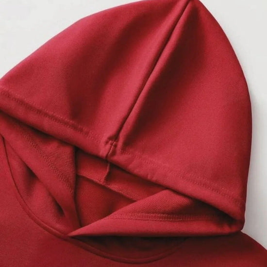Férfi sweatshirt – bordó – bordó