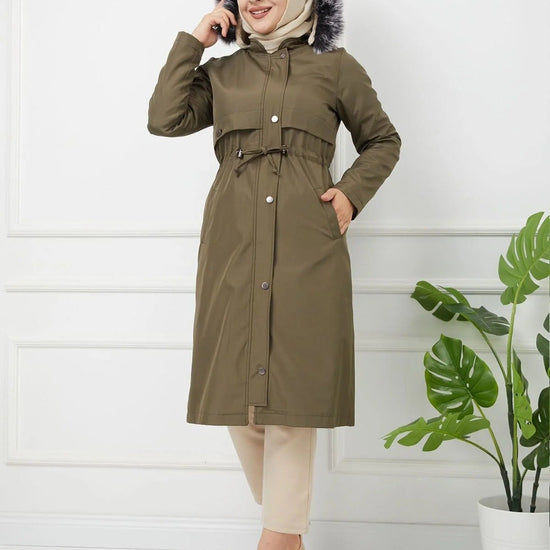 Női modest dzseki – khaki – khaki