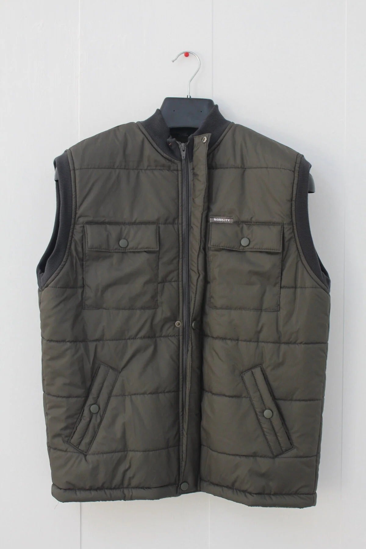 Férfi mellény – khaki – khaki